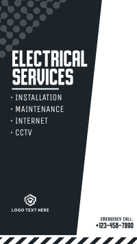 Electrical Services List Instagram story Image Preview