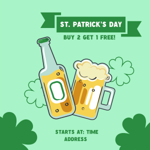 St. Patrick Pub Promo Instagram post Image Preview