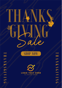 Thanksgiving Autumn Shop Sale Flyer Image Preview