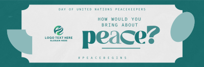 Contemporary United Nations Peacekeepers Twitter header (cover) Image Preview