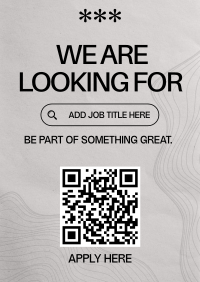 Positions Available Minimalist Poster Image Preview