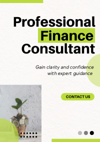 Modern Professional Finance Consultant Agency Flyer Design