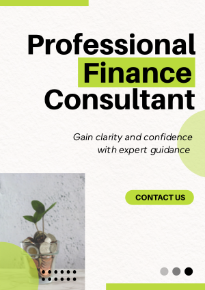 Modern Professional Finance Consultant Agency Flyer Image Preview