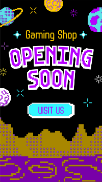 Pixel Space Shop Opening TikTok Video Preview