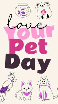 Love Your Pet Day Instagram reel Image Preview
