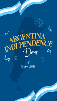 Independence Day of Argentina Instagram Story Design