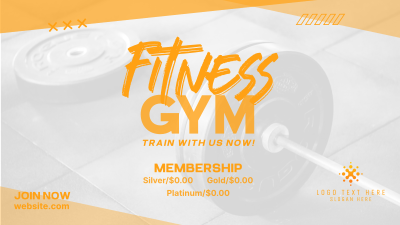 Fitness Gym Facebook event cover Image Preview