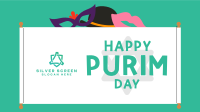 Happy Purim Facebook Event Cover Design