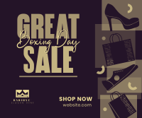 Great Deals this Boxing Day Facebook Post Design