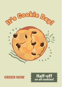 Cookie Day Illustration Flyer Image Preview