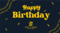 Elegant Birthday Facebook event cover Image Preview