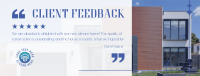 Customer Feedback on Construction Facebook cover Image Preview