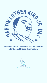 Martin Luther King Jr. Facebook Story Design