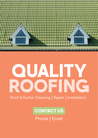 Trusted Quality Roofing Flyer Design