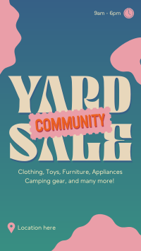 Yard Community Sale Instagram Reel Preview