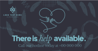 Scribble Suicide Hotline Facebook ad Image Preview