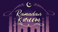 Ramadan Mosque Greeting Animation Design