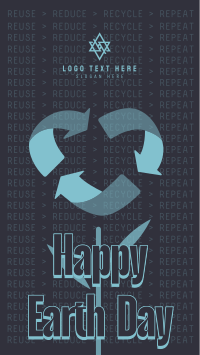 Earth Day Recycle Facebook Story Design