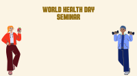 World Health Day Zoom Background Design