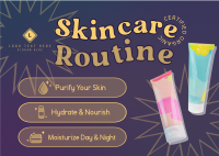 Y2K Skincare Routine Postcard Image Preview