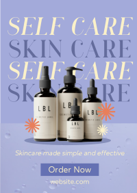 Skin Care Products Flyer Design