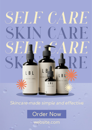 Skin Care Products Flyer Image Preview