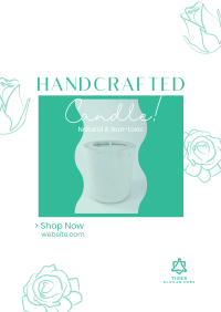 Handcrafted Candle Shop Flyer Image Preview
