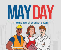 May Day All-Star Facebook Post Design