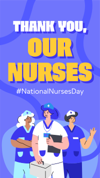 National Nurses Day Facebook Story Design