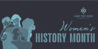 Women's History Month March Twitter Post Design