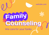 Professional Family Consultations Postcard Image Preview