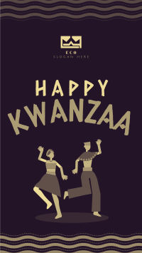 Kwanzaa Dance Facebook Story Design