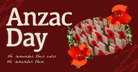 Rustic Anzac Day Facebook ad Image Preview