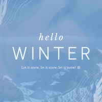 Winter Greeting Instagram post Image Preview
