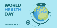 World Health Priority Day Twitter post Image Preview