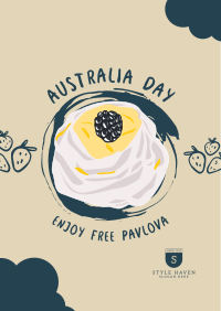 Australia Day Pavlova Poster Image Preview