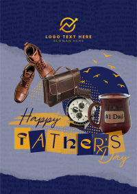 Father's Day Collage Flyer Image Preview