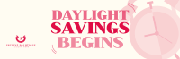 Playful Daylight Savings Twitter Header Image Preview