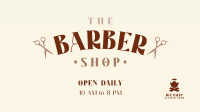 Hipster Barber Shop Facebook Event Cover Image Preview