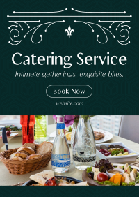 Elegant Catering Service Poster Design