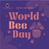 Happy Bee Day Instagram post Image Preview