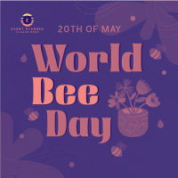 Happy Bee Day Instagram post Image Preview