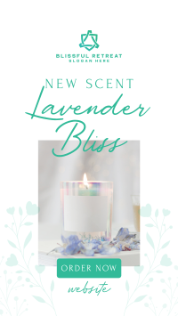 Lavender Bliss Candle TikTok Video Image Preview