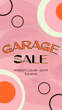 Garage Sale Circles YouTube Short Design