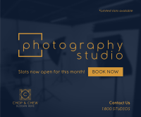 Sleek Photography Studio Facebook post Image Preview