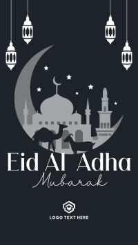Blessed Eid Al Adha TikTok Video Design