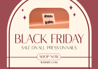 Black Friday Nail Sale Postcard Image Preview