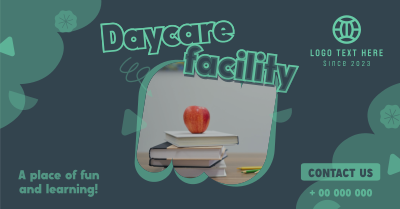 Cute Daycare Facility Facebook ad Image Preview