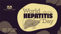Line Art Hepatitis Day Animation Design
