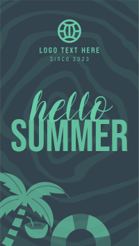 Hello Summer! Facebook Story Design